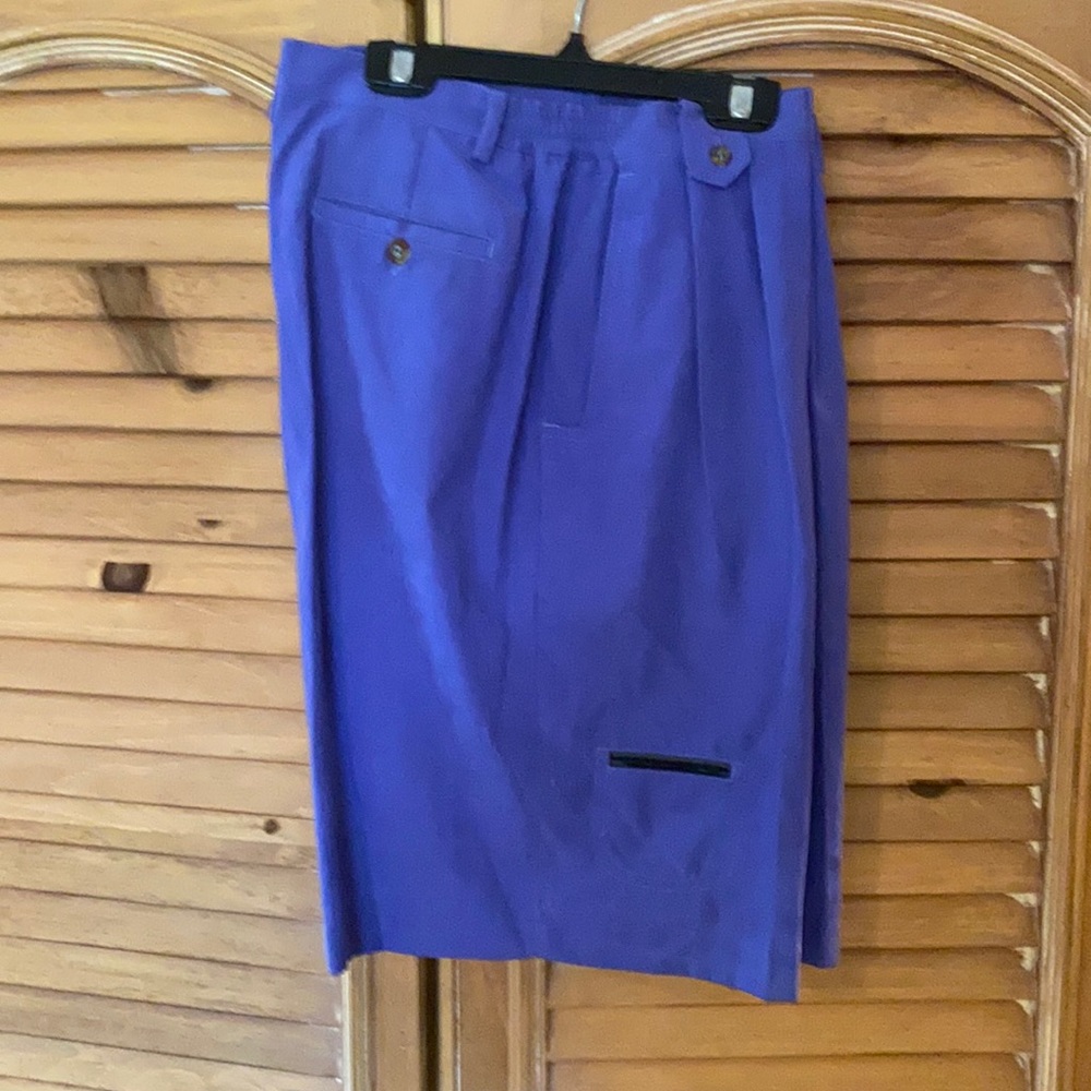 Jaime Sadock golf shorts sz 14 brushed poly blue